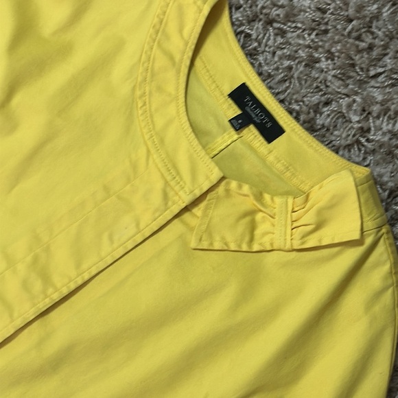 TALBOT’S Bright Yellow 3/4 Sleeve Jacket Size 8 - Picture 2 of 10